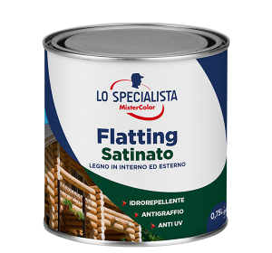 flatting satinato legno interno ed esterno