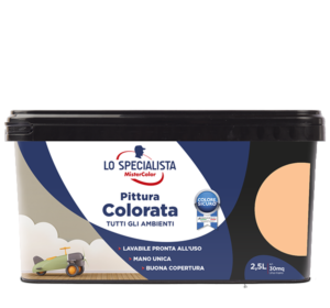 pittura colorata per interni arancio papaya