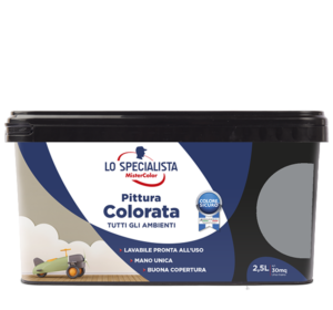 pittura colorata per interni grigio pietra