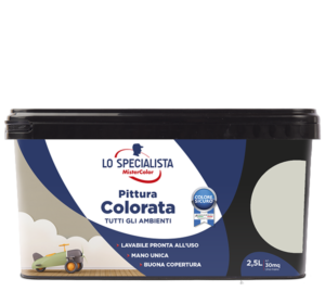 pittura colorata per interni grigio sabbia