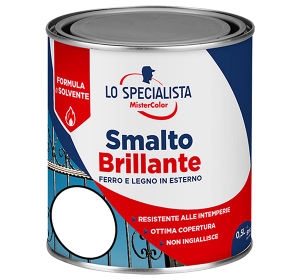 smalto brillante a solvente bianco