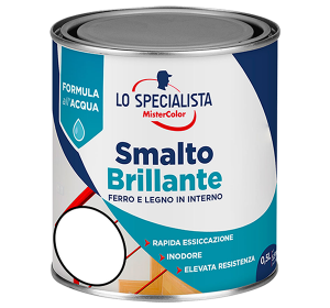 smalto brillante all acqua bianco