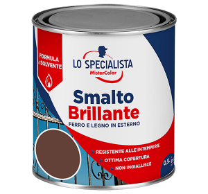 smalto brillante a solvente marrone