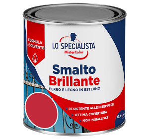 smalto brillante a solvente rosso