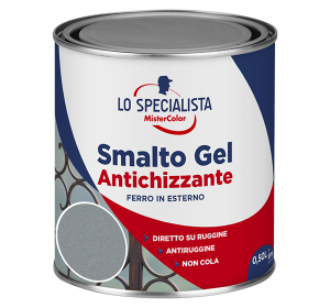 smalto gel antichizzante grigio grana fine