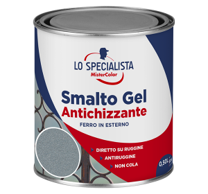 smalto gel antichizzante grigio grana grossa