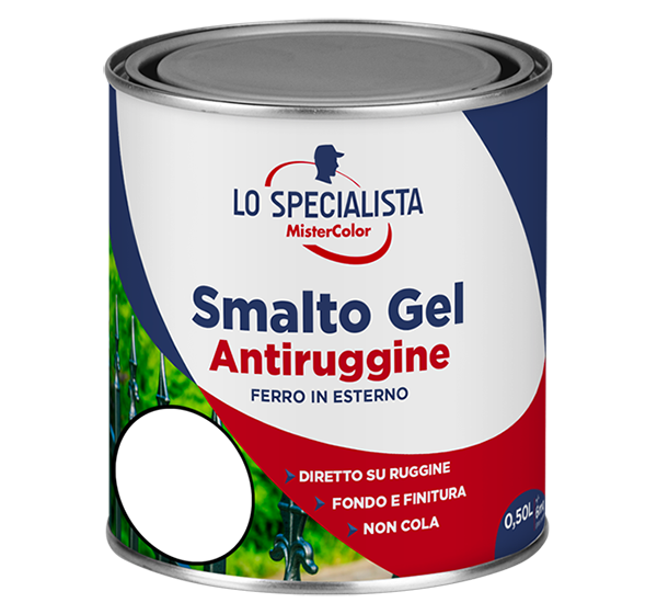 smalto gel antiruggine bianco