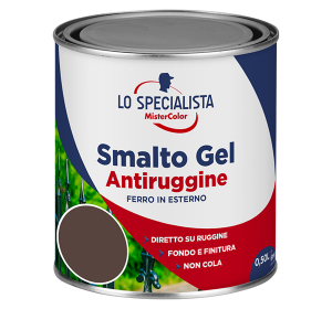 smalto gel antiruggine marrone