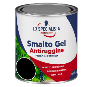 smalto gel antiruggine nero