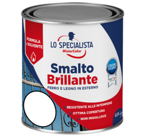 smalto brillante a solvente bianco