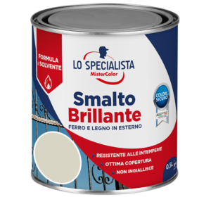 smalto brillante a solvente bianco ghiaccio