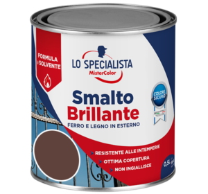 smalto brillante a solvente marrone