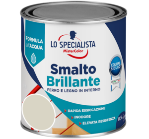 smalto brillante all'acqua bianco ghiaccio
