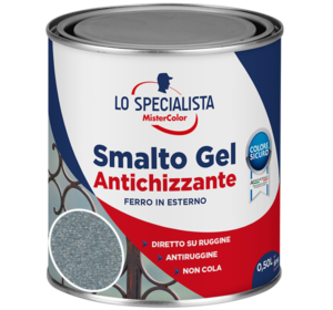 smalto gel antichizzante grigio grana grossa