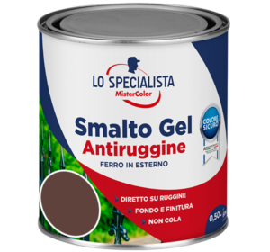 smalto gel antiruggine marrone