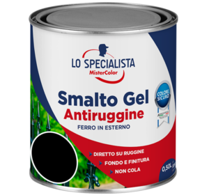 smalto gel antiruggine nero