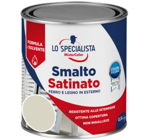 smalto satinato a solvente bianco ghiaccio