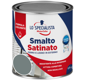 smalto satinato a solvente grigio perla