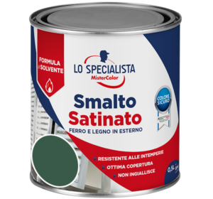 smalto satinato a solvente verde scuro