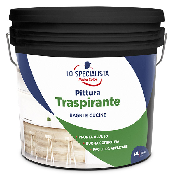 pittura traspirante per bagni e cucine